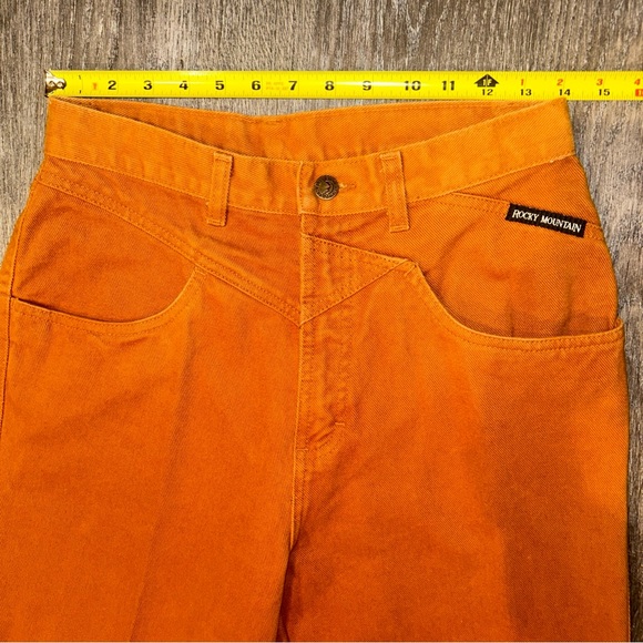 Vintage Rockies Rocky Mountain Clothing Co. High Waist Sz 30 11/12X34Rust Brown - Picture 3 of 11